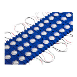 Світлодіодні модулі 2835-3smd 12V IP65 1,5ватт з лінзою синій LEDUA