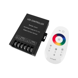 Контролер RGB RF 30А 12-24V (10A*3канала) Радіо білий 30А-2.4G--Touch OEM