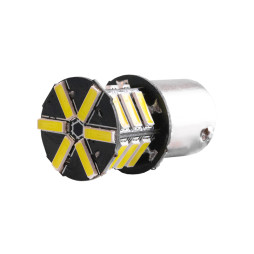 Світлодіодна авто лампа T25-7014-21SMD 1156 білий 12V LEDUA