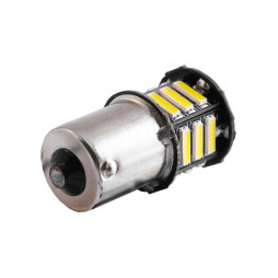 Світлодіодна авто лампа T25-7014-21SMD 1156 білий 12V LEDUA