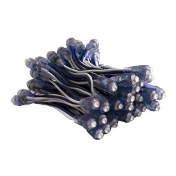 Светодиод быстрого монтажа 9мм синий