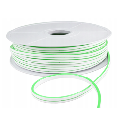 Світлодіодний неон 6*12mm 11W/m 120led 12V IP65, зелений (бухта 25м) #54 AVT(1018082)