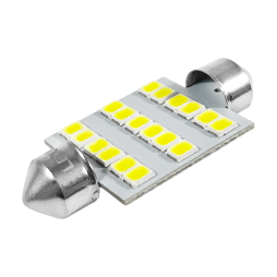 Світлодіодна авто лампа S85-39mm-18smd 3528 білий 12V LEDUA