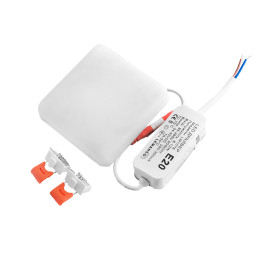 Светильник светодиодный врезной Lemanso LM1078 Стелс 10Вт 900Лм 6500K квадратный