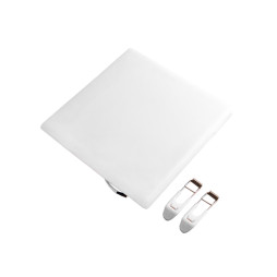 Светильник светодиодный врезной Lemanso LM1068 Стелс Аква 24Вт 2400Лм 6500K квадратный