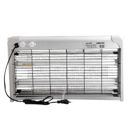 Светильник светодиодный от комаров T8 2x15W LMN105 серебро