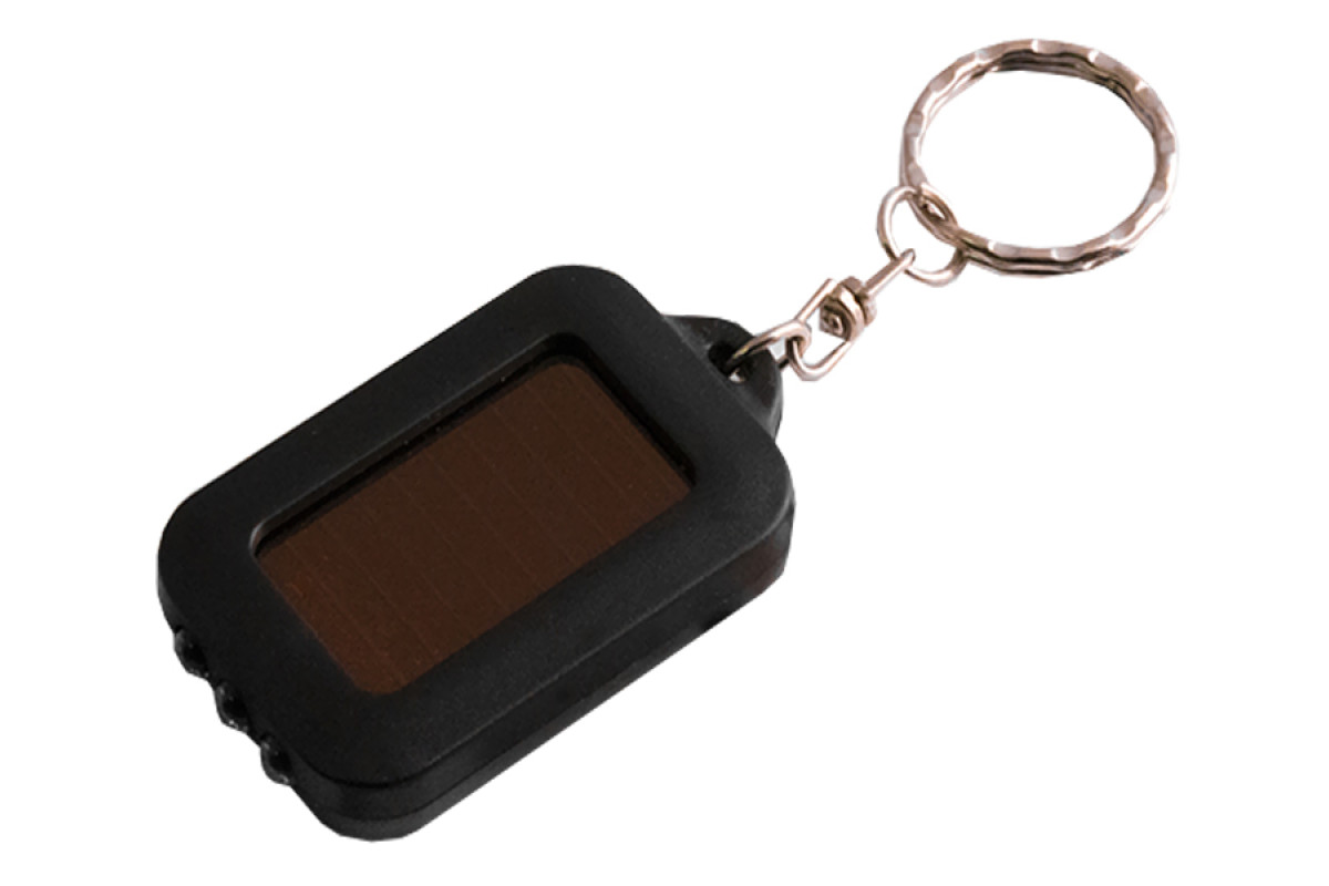 Ліхтарик з соняч.панел.3led акку м. Li 3.6V/40MAH/LMF9312 чорний Лємансо