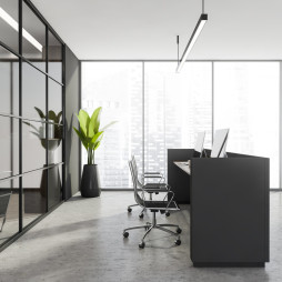 Світлодіодний лінійний світильник Ardero AL4010 45Вт 4000K чорний