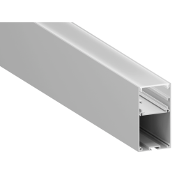 Алюмінієвий профіль для світлодіодної стрічки АЛ-44 2 метра анодований підвісний/накладний LEDUA