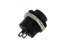 Кнопка круглая OFF-ON без фиксации Lemanso LSW38 R13-507C 250В 3A черная