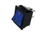 Переключатель с подсветкой Lemanso LSW02 KCD4-201N ON-OFF 16A 250VAC синий