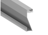 Плинтус алюминиевый анодированный LEDUA АЛ-68 + рассеиватель для LED ленты накладной 2 м