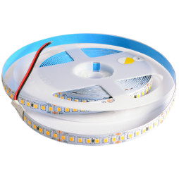 Світлодіодна стрічка 2835-168led-10mm-24V 12W/m IP20 тепло білий, 2 роки гарантії AVT
