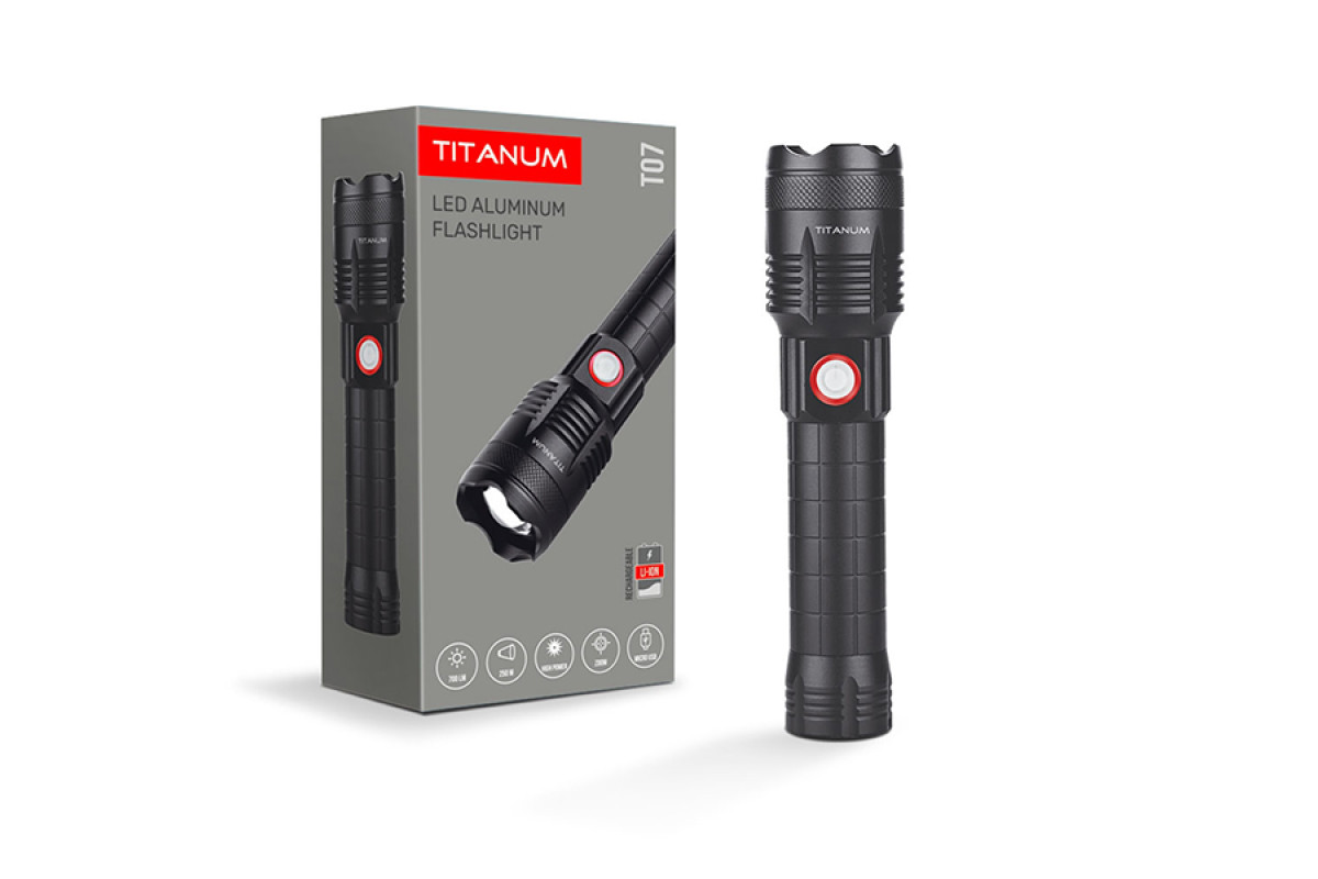 Портативний світлодіодний ліхтарик TITANUM TLF-T07 700Lm 6500K