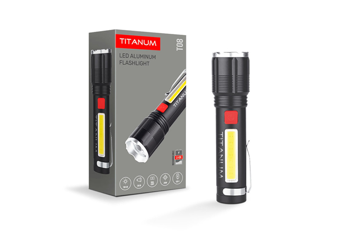 Портативний світлодіодний ліхтарик TITANUM TLF-T08 700Lm 6500K