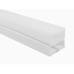 Силіконовий профіль для світлодіодної стрічки 16х16 1 метр накладний СП-27 IP67 з ниткою (100м в бабіні) LEDUA