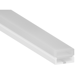 Силіконовий профіль для світлодіодної стрічки 14х20 1 метр накладний СП-28 IP67 з ниткою (100м в бабіні) LEDUA