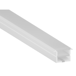 Силіконовий профіль для світлодіодної стрічки 16х22 1 метр врізний СП-30 IP67 з ниткою  (100м в бабіні) LEDUA