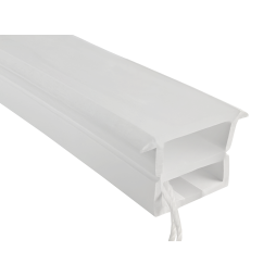 Силіконовий профіль для світлодіодної стрічки 16х22 1 метр врізний СП-30 IP67 з ниткою  (100м в бабіні) LEDUA