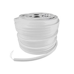 Силіконовий профіль для світлодіодної стрічки 16х22 1 метр врізний СП-30 IP67 з ниткою  (100м в бабіні) LEDUA