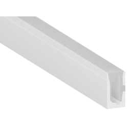 Силіконовий профіль для світлодіодної стрічки 12х6 1 метр накладний СП-34 IP67 з ниткою (100м в бабіні) LEDUA