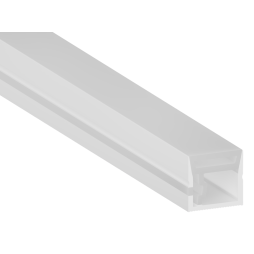 Силиконовый профиль для светодиодной ленты 25х40 1 метр накладной СП-37 IP67 с нитью (50м в бабине) LEDUA
