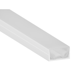 Силіконовий профіль для світлодіодної стрічки 25х50 1 метр накладний СП-38 IP67 з ниткою (50м в бабіні) LEDUA