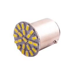 Світлодіодна авто лампа T25-3014-22SMD 1156 білий 12V LEDUA