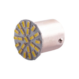 Світлодіодна авто лампа T25-3014-22SMD 1156 білий 24V LEDUA