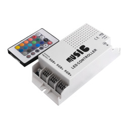 Контроллер RGB инфракрасный 9A музыкальный 24 кнопки