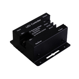 Контролер чорний RGB 18А 12-24V радіо сенсорний 6 кнопок LEDUA