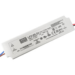 Блок живлення 60W IP67 24V 2 роки гарантії LPV60 MEAN WELL
