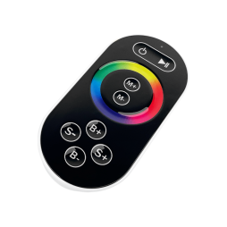 Контролер RGB 18А Радіо - Сенсорний 8 кнопок, чорний #72 (1009695)