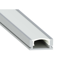 Профиль алюминиевый анодированный LEDUA АЛ-37 + рассеиватель для LED ленты накладной 1 м