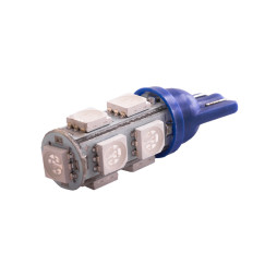Світлодіодна авто лампа T10-5050-9smd синій 24V LEDUA