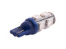 Светодиодная автолампа T10 W5W 24В SMD5050-9led синий
