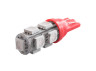 Світлодіодна авто лампа T10-5050-9smd червоний 24V LEDUA