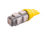 Світлодіодна авто лампа T10-5050-9smd жовтий 24V LEDUA