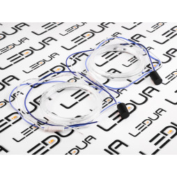 Ангельские глазки COB с колбой диаметр 80мм зеленый