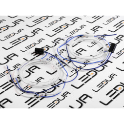 Ангельские глазки COB с колбой диаметр 80мм синий