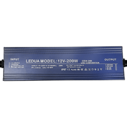 Блок живлення 200W-IP67 12V 2 роки гарантії LEDUA