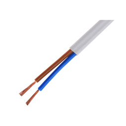 Кабель ШВВП 2х2.5 мм² 1 м белый (2806)