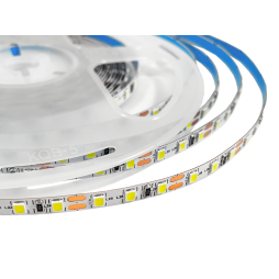 Світлодіодна стрічка 2835-120led-5mm-12V 9W/m 22lm/led IP20 7000-7500K PREMIUM холодно білий 3 роки гарантії LEDUA
