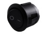 Переключатель круглый ON-OFF 2pin черный (KCD1-101-5)