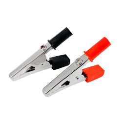 Крокодил 51,3мм (1 червоний+1 чорний) LM9137 на штекер