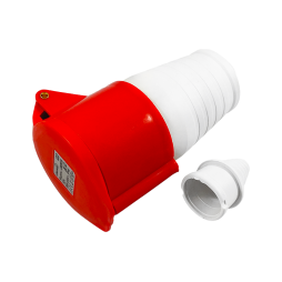 Гніздо переносне (ГП) 32А/5п (3п+н+е) 380-415V IP44 червоне LEE-225L LM2039 Лємансо