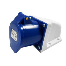 Гніздо стаціонарне (ГС) 32А/3п (2п+н) 220-240V IP44 синє LEE-123 LM2011 Лємансо