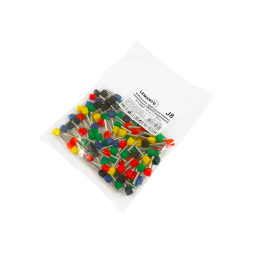 Кабельний трубчастий наконечник (подвійний) 2*1,0mm2 100шт LM2679 Лємансо