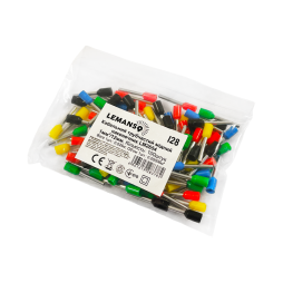 Кабельный трубчатый наконечник Lemanso LM2654 1 мм²/12 мм 100 шт