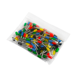 Кабельный трубчатый наконечник Lemanso LM2654 1 мм²/12 мм 100 шт